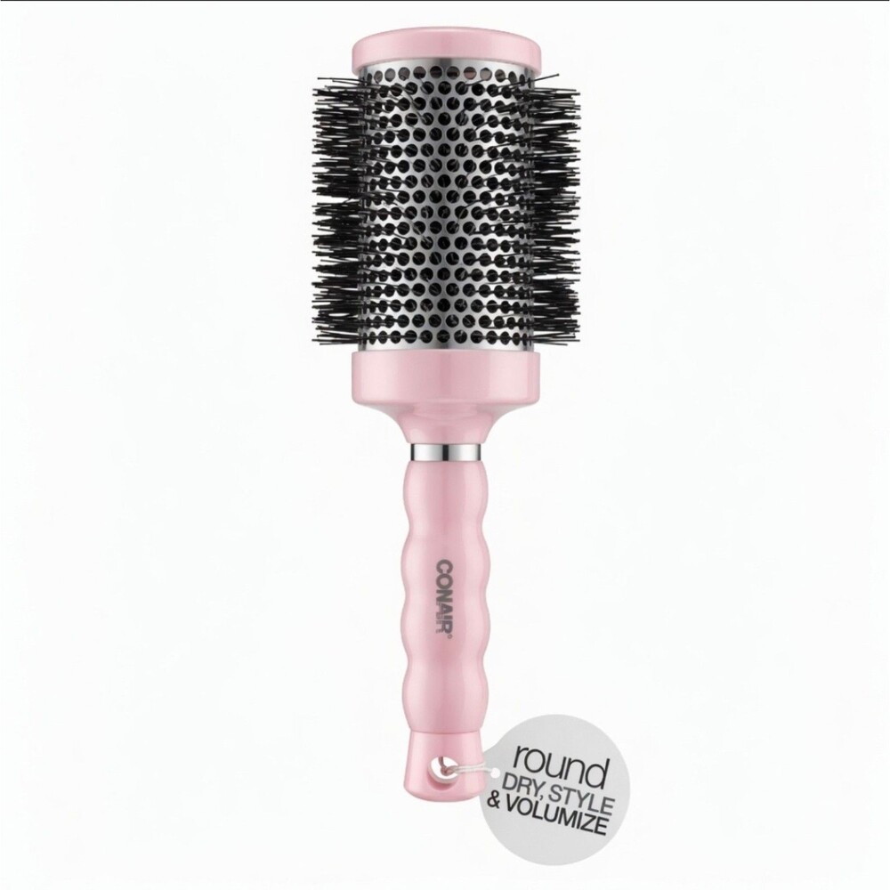 Conair Round Brush Pink Blush NWT | Dry Style Volumize Blowout #72608 Hair Tool